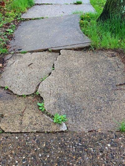Uneven Concrete